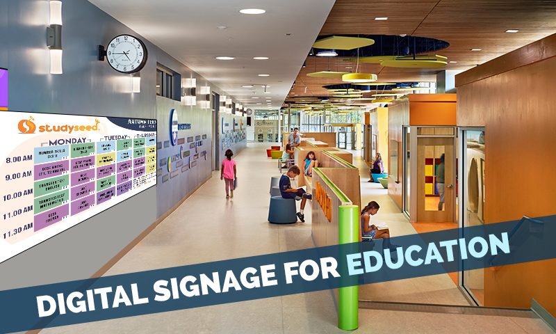 Digital Signage for education