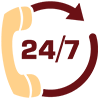 24×7 support