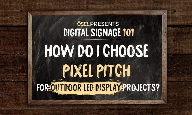 Outdoor LED display projects