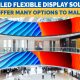 flexible moving LED screen