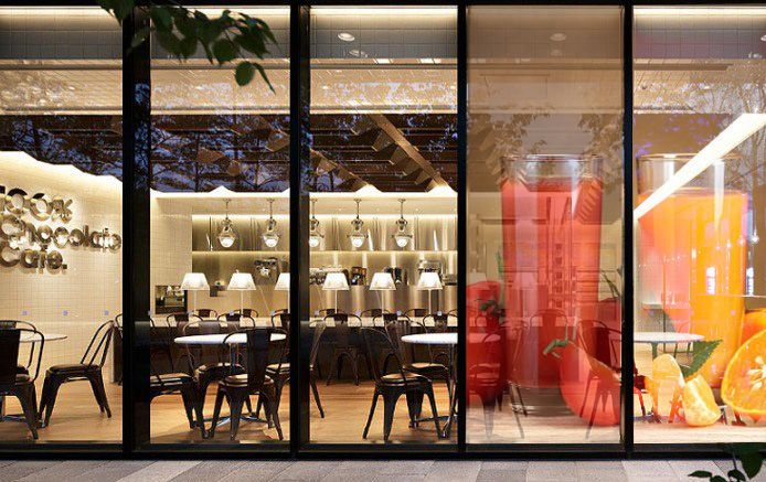 Transparent LED for Restaurants and coffee shops 