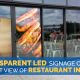 Transparent LED Signage