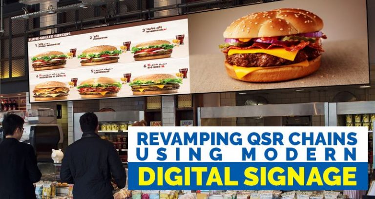Revamping QSR Chains Using Modern Digital Signage/ Why Digital Signage ...